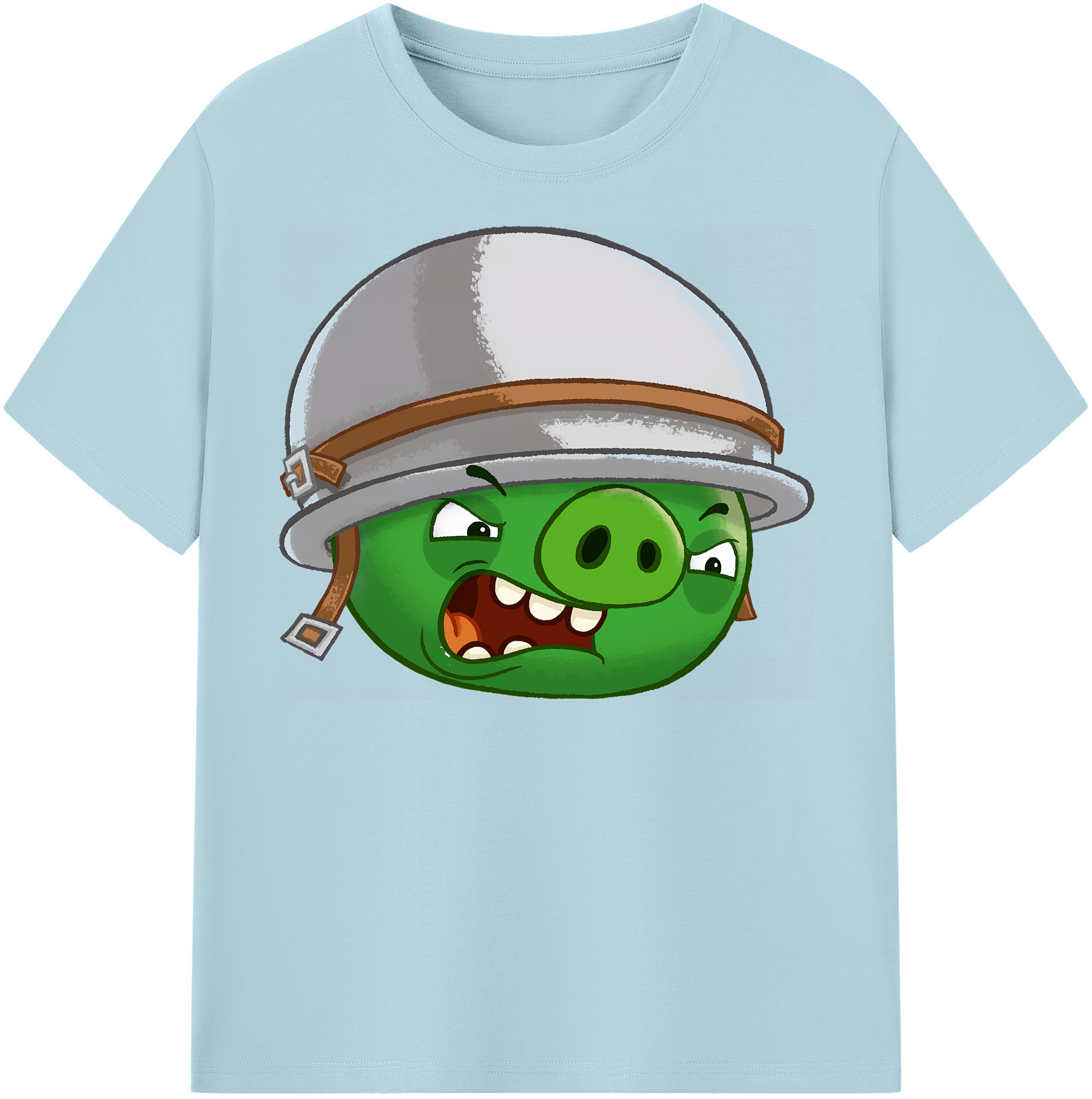 （画像用） Angry Birds アングリーバード 綿100％半袖Tシャツ（フロントプリント）